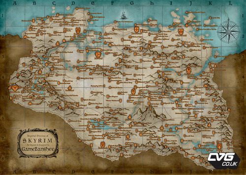 Где найти самую подробную карту The Elder Scrolls 5 Где найти самую подробную карту The Elder Scrolls 5